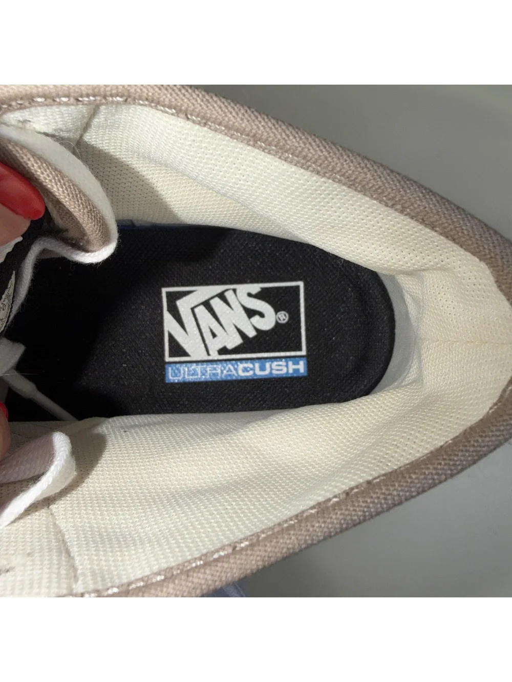 Vans Sentry Sk8-Hi UltraCush High Top Light Brown Suede Women’s 6.5 Men’s 5 NEW